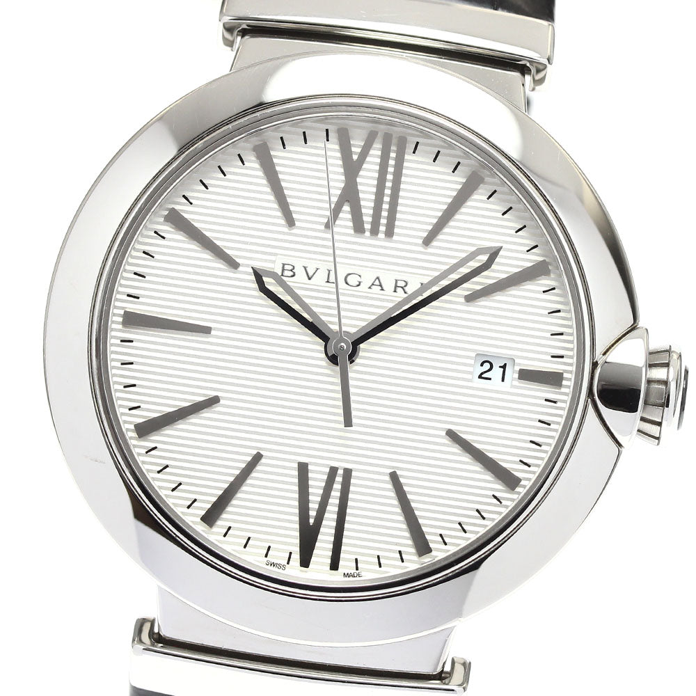 BVLGARI Le chair LU40S Date Silver Dial Automatic Men's Watch_903695