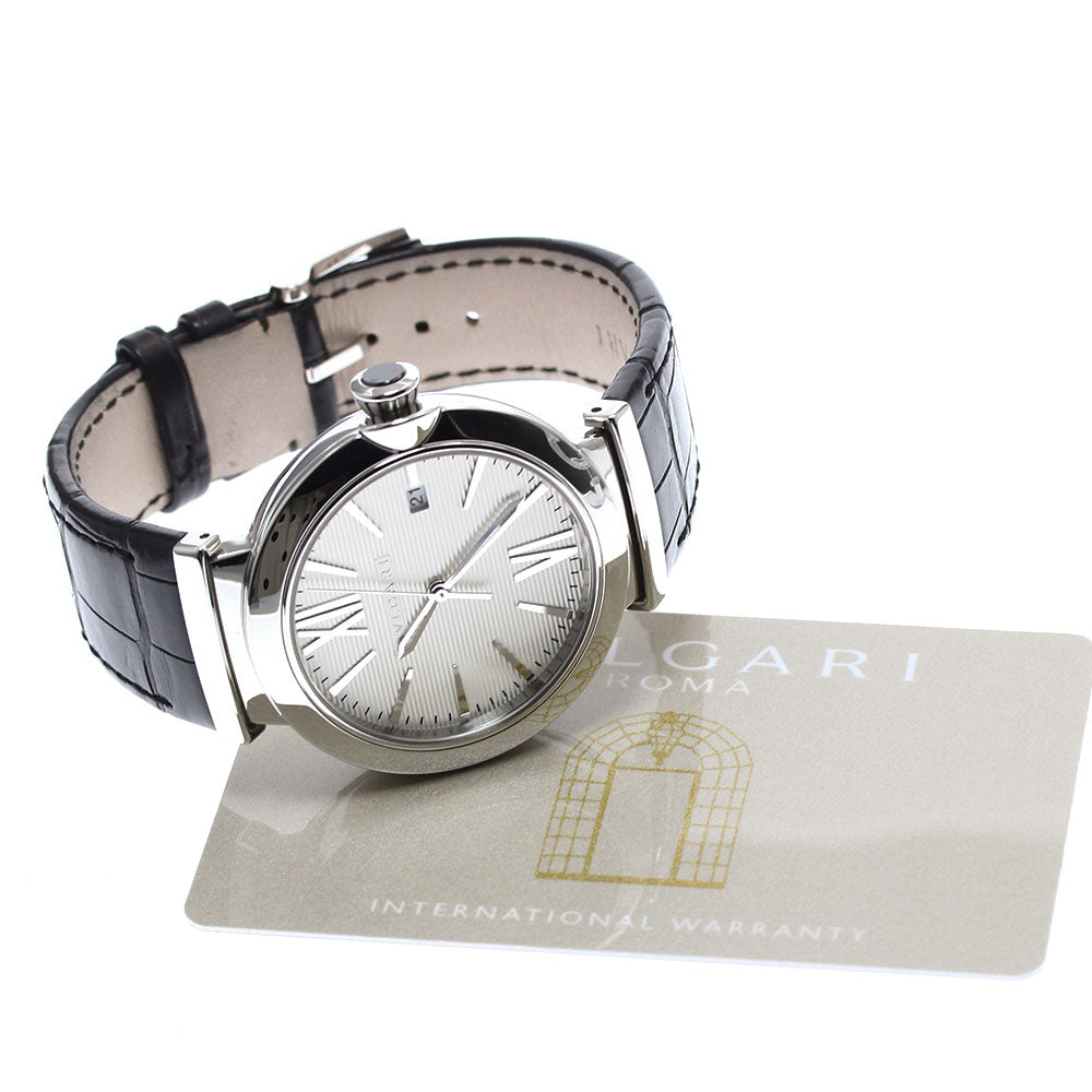 BVLGARI Le chair LU40S Date Silver Dial Automatic Men's Watch_903695