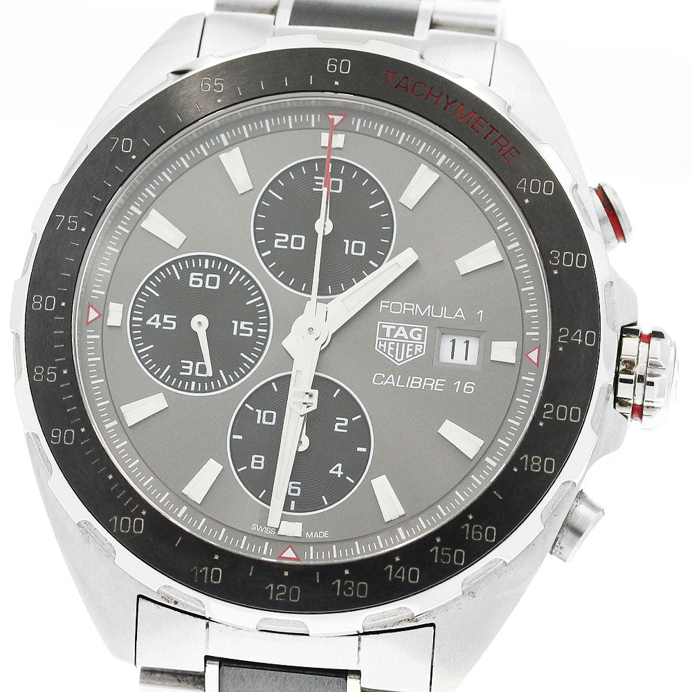 TAG HEUER Formula 1 CAZ2012-0 Caliber 16 Chronograph Gray / black Dial Automatic Men's Watch_903698