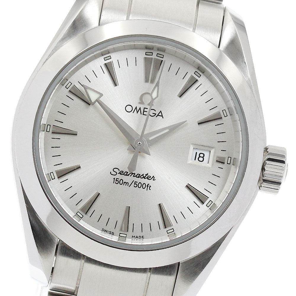 OMEGA Seamaster Aqua Terra 2577.30 Date Silver Dial Quartz Ladies Watch_913705