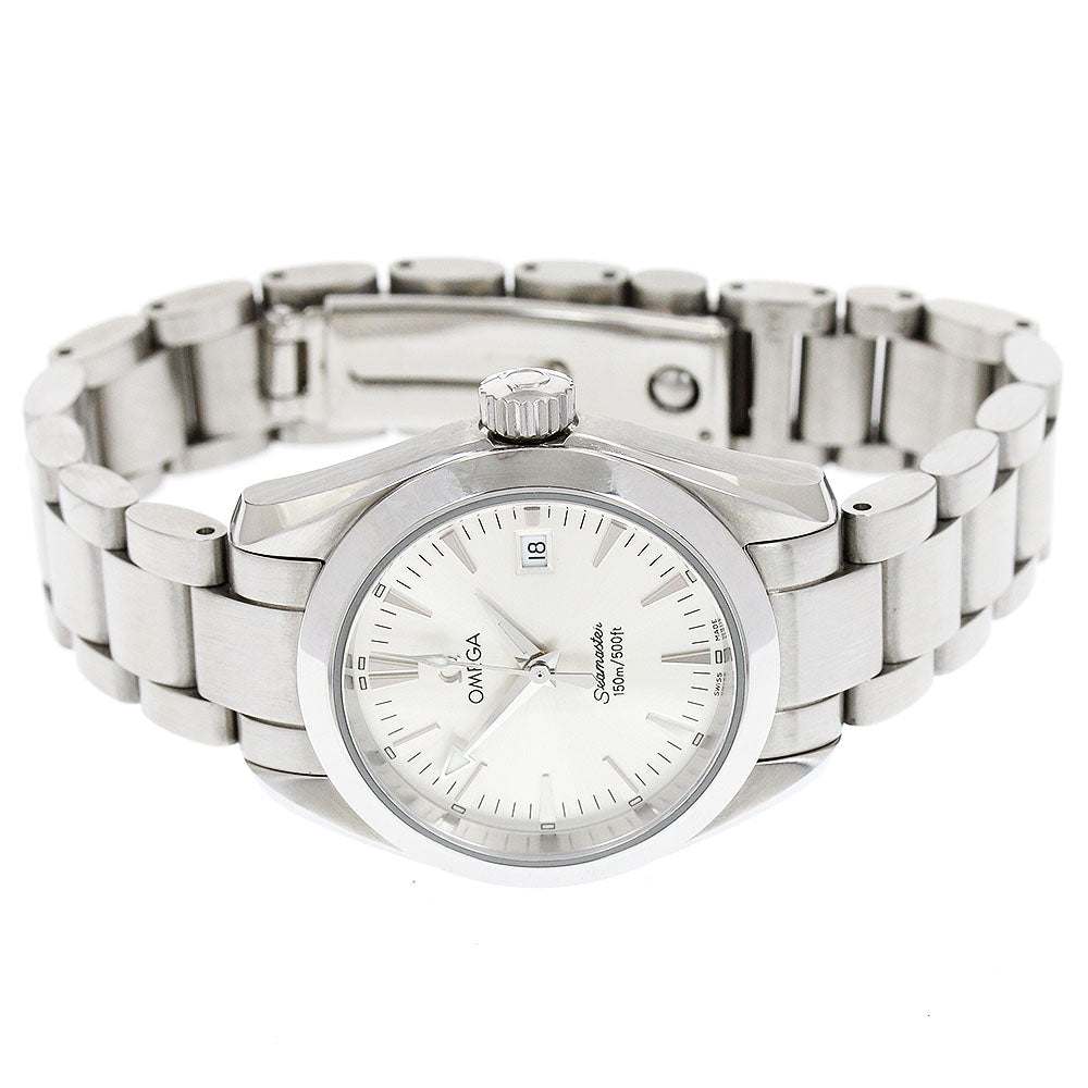 OMEGA Seamaster Aqua Terra 2577.30 Date Silver Dial Quartz Ladies Watch_913705