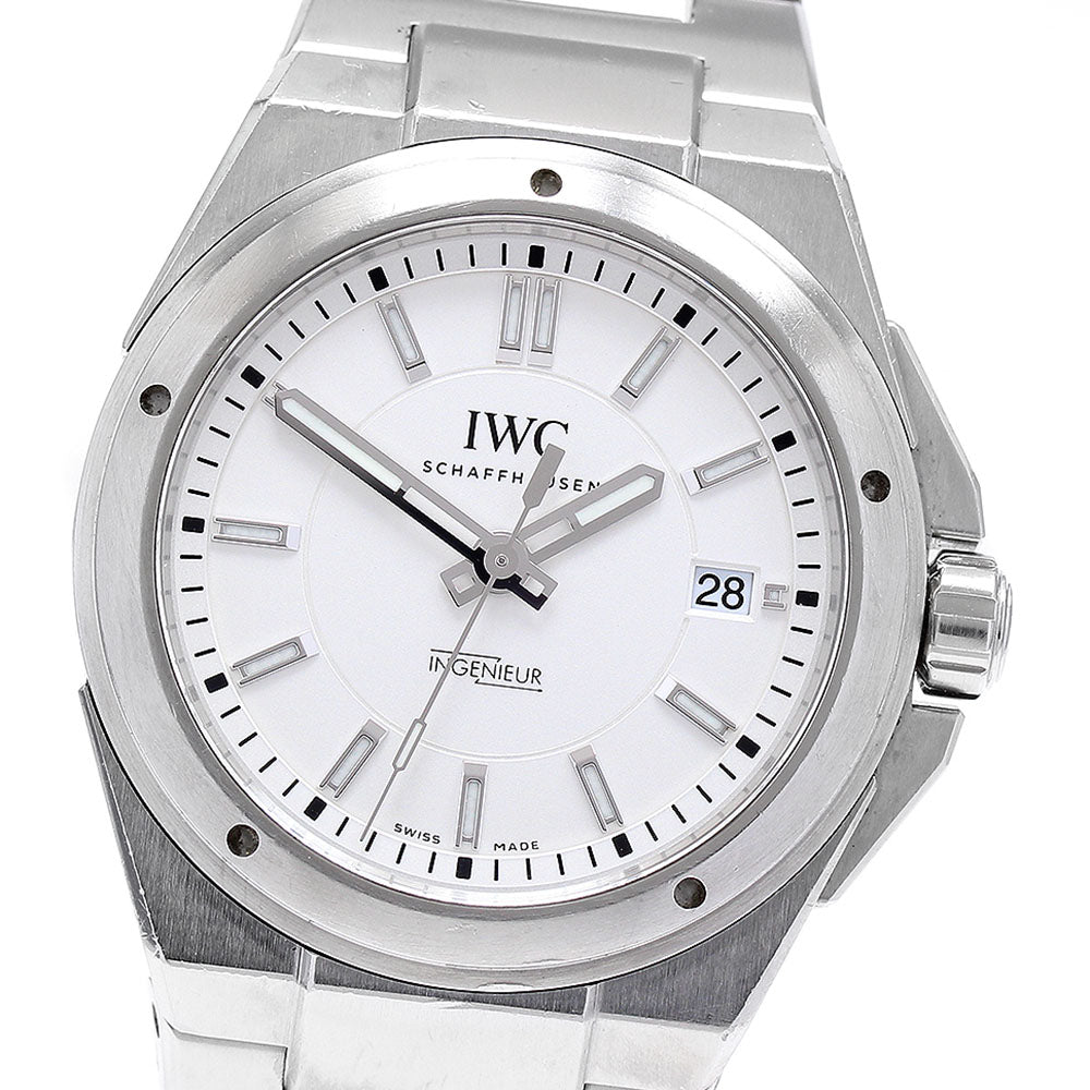 IWC SCHAFFHAUSEN Ingenieur IW323904 Date Silver Dial Automatic Men's_903712