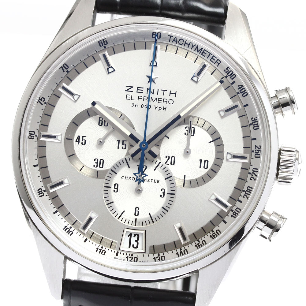 ZENITH El Primero 36000VpH 03.2040.400/01.M2040 Date Chronograph Silver Dial Automatic Men's Watch_903734