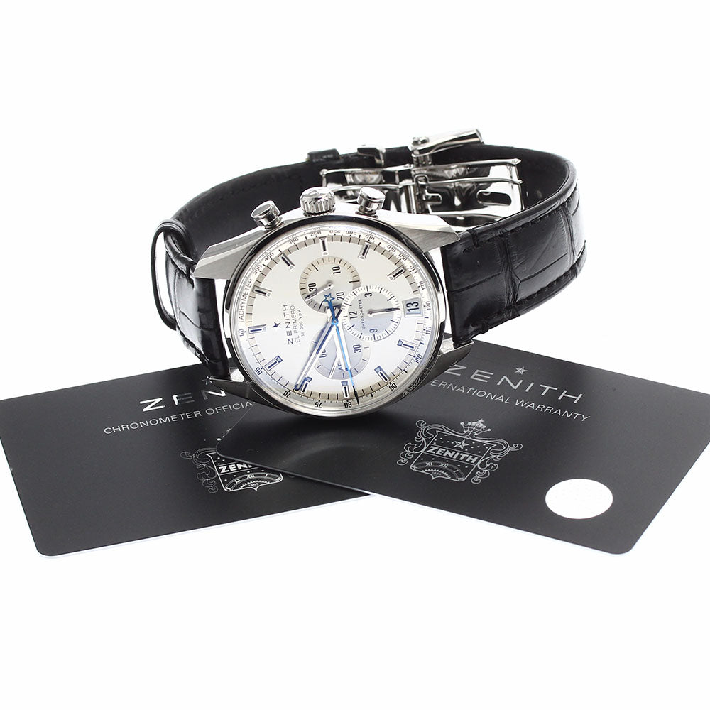 ZENITH El Primero 36000VpH 03.2040.400/01.M2040 Date Chronograph Silver Dial Automatic Men's Watch_903734