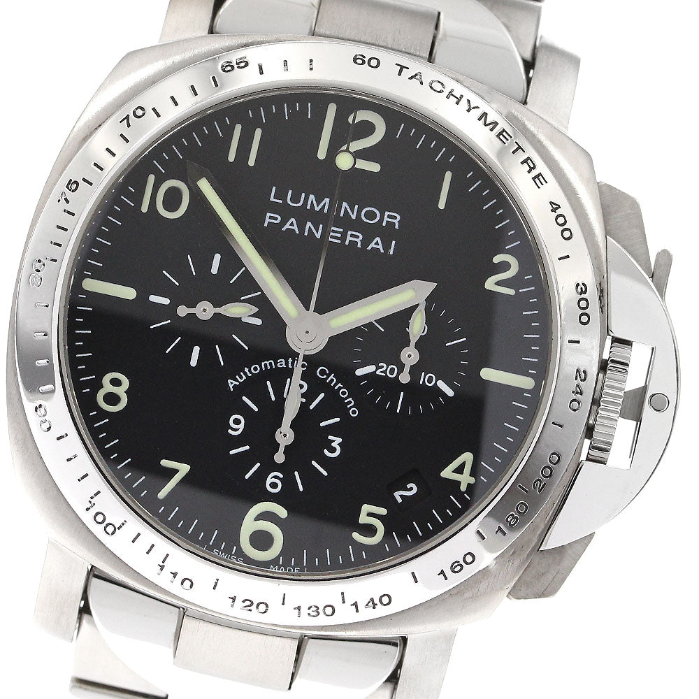 PANERAI Luminor PAM00072 Chronograph black Dial Automatic Men's Watch_903742