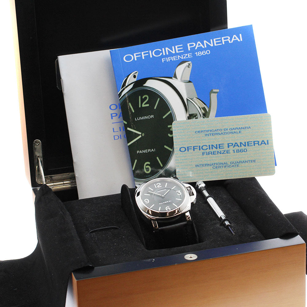 PANERAI Luminol base PAM00002 black Dial Hand Winding Men's Watch_903744