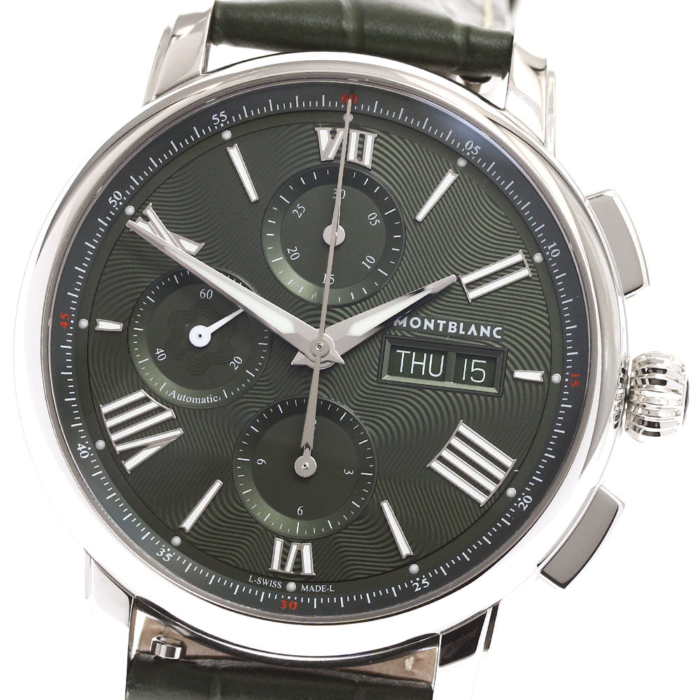 MONTBLANC Star Legacy MB132950 Chronograph green Dial Automatic Men's Watch_903752