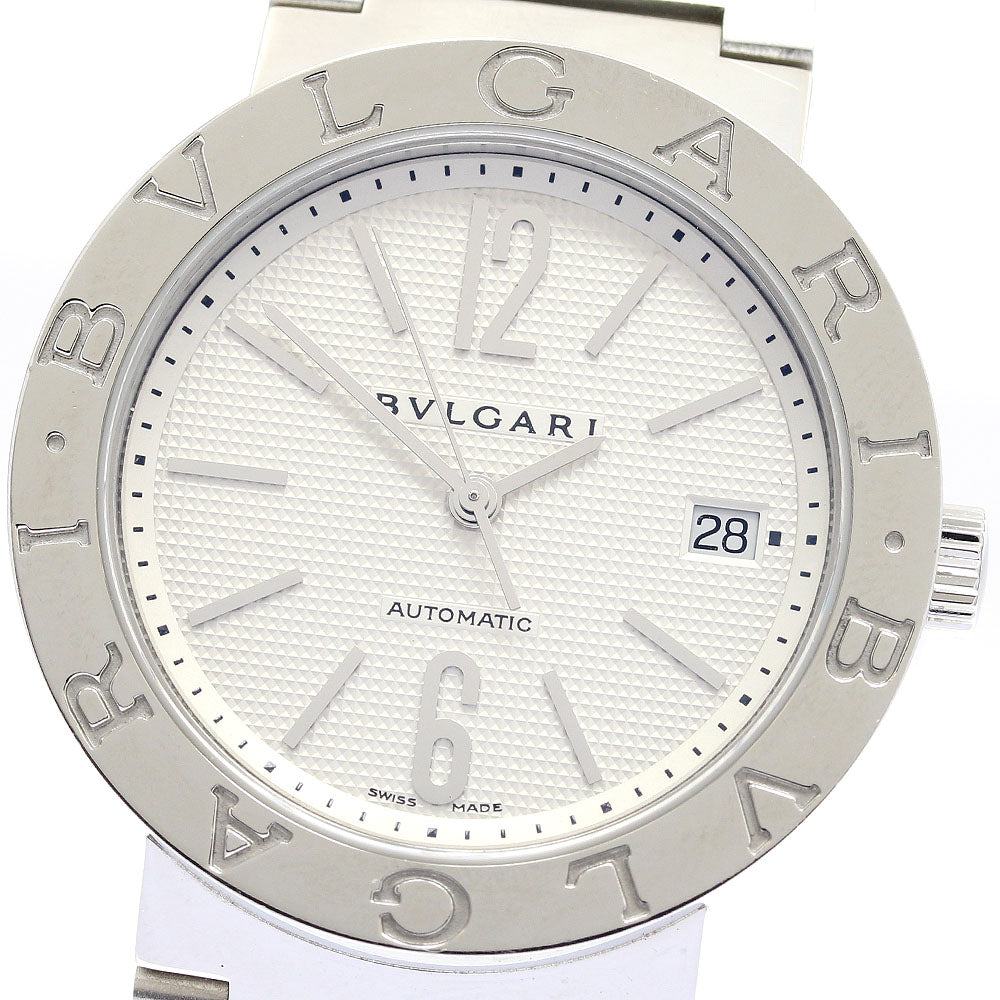 BVLGARI BVLGARIBVLGARI BB38SSAUTO Date Silver Dial Automatic Men's Watch_903766
