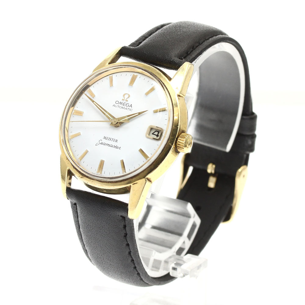 OMEGA MEISTER Seamaster 14760-61SC Cal.562 Redial white Dial Automatic Men's Watch_903768