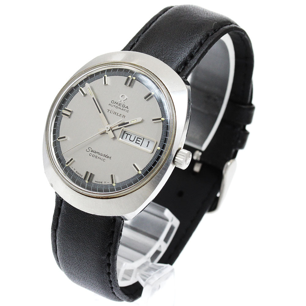 OMEGA Seamaster Cosmic 166035 Day date Silver Dial Automatic Men's Watch_903776