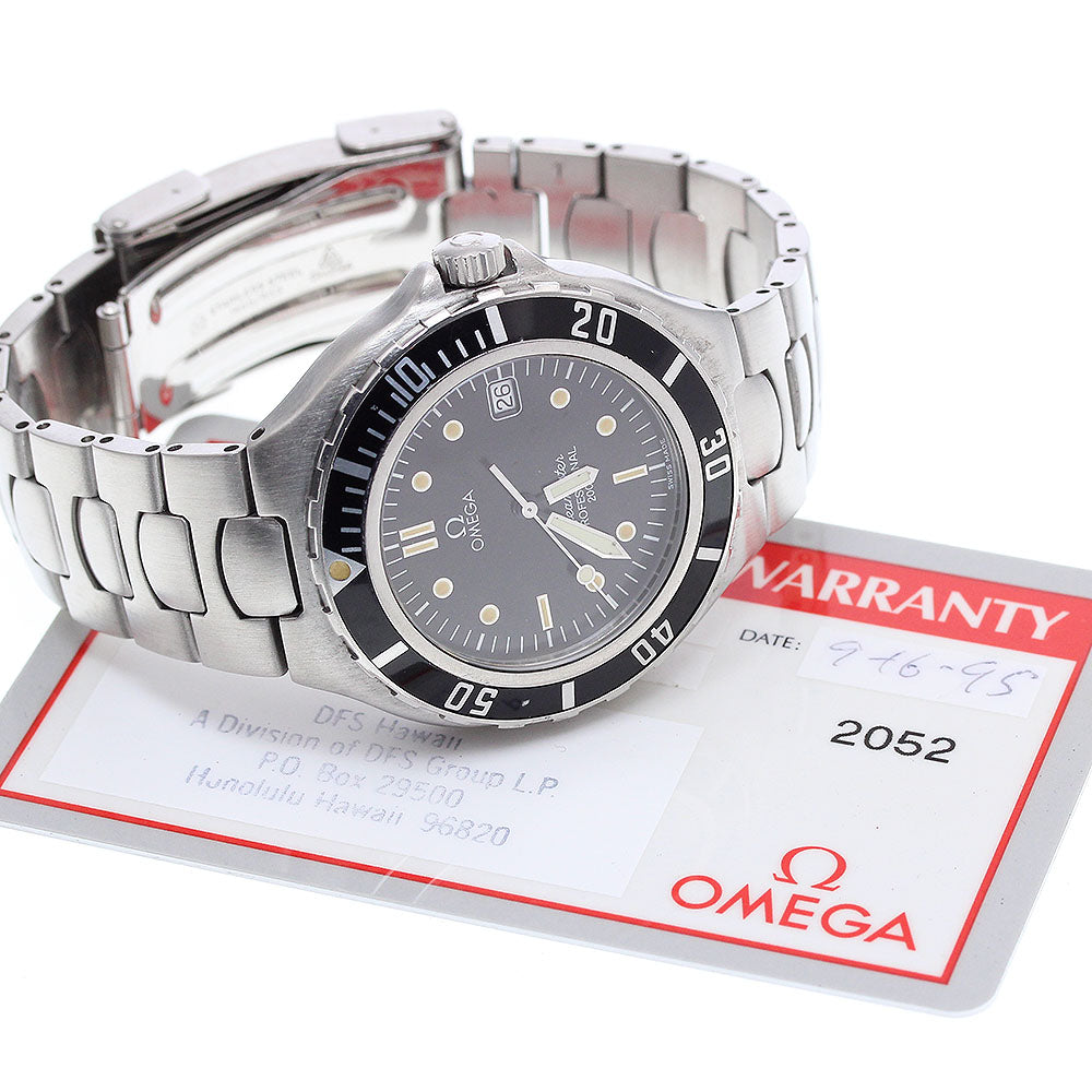 OMEGA Seamaster200 Date black Dial Quartz Men's Watch_903778