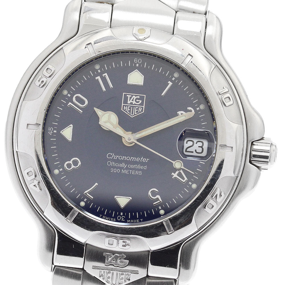 TAG HEUER 6000 series WH5113 Date Navy Dial Automatic Men's Watch_903784