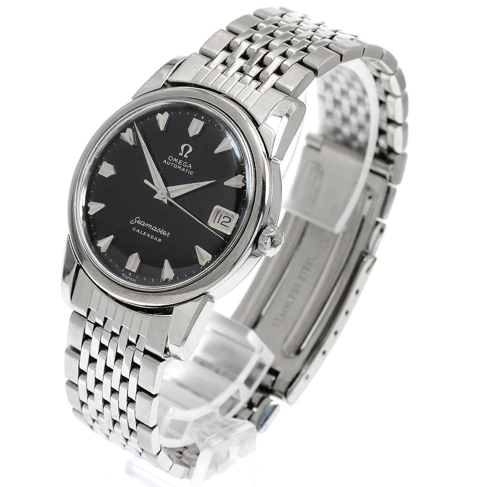 OMEGA Seamaster calendar 166.009 Cal.562 Redial black Dial Automatic Men's Watch_903788