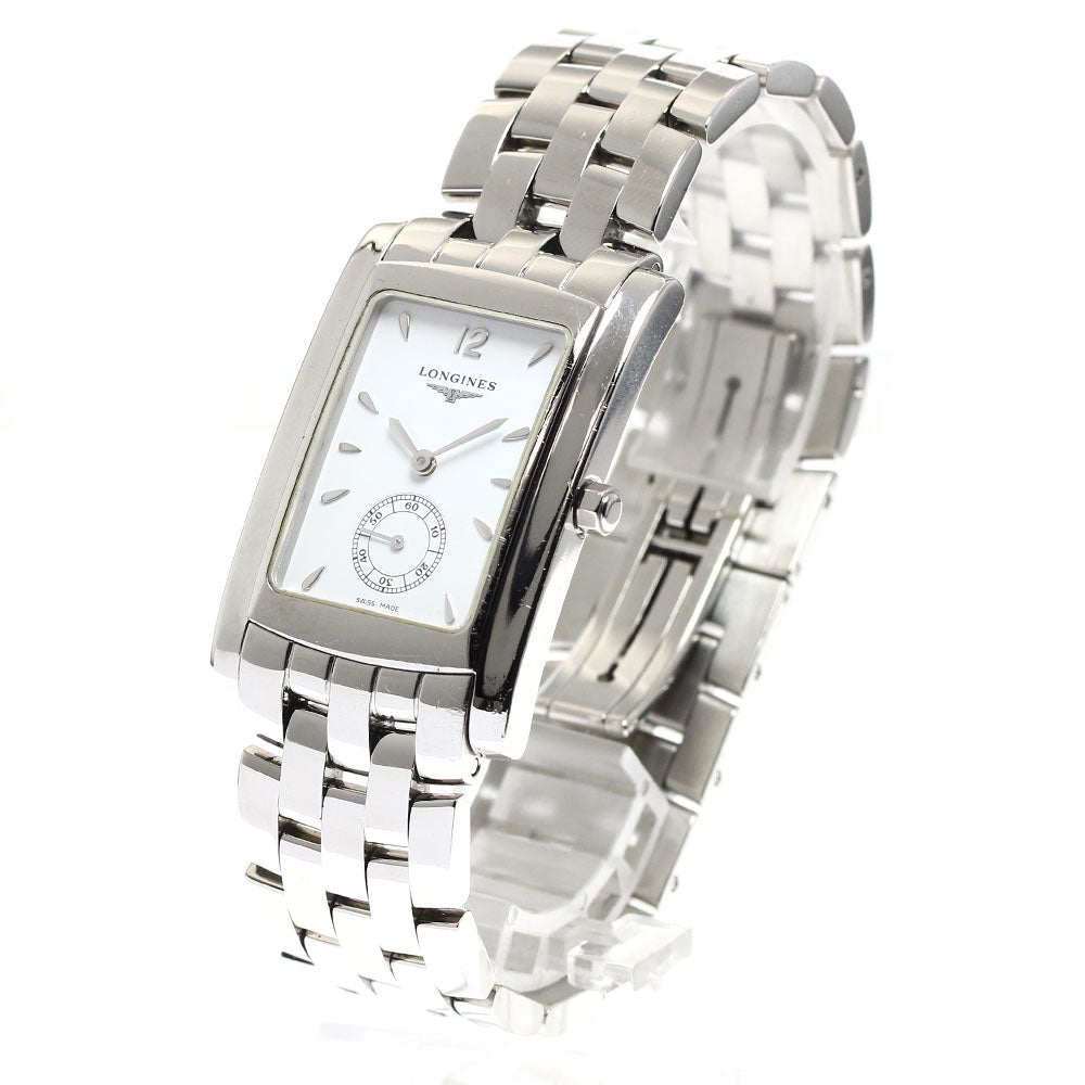 LONGINES Dolcevita L5.655.4 Small seconds white Dial Quartz Men's Watch_903791