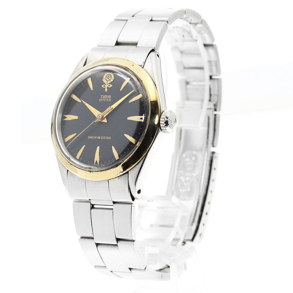 TUDOR Oyster Decabala 7934 vintage black Dial Hand Winding Men's Watch_903793
