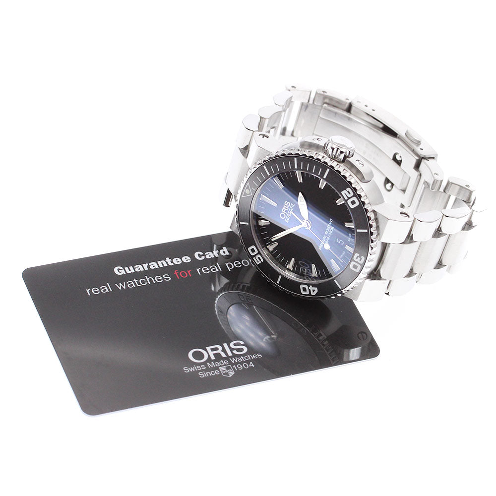 ORIS Aquis 01 733 7653 4154-07 4 26 34EB Date black Dial Automatic Men's_903808
