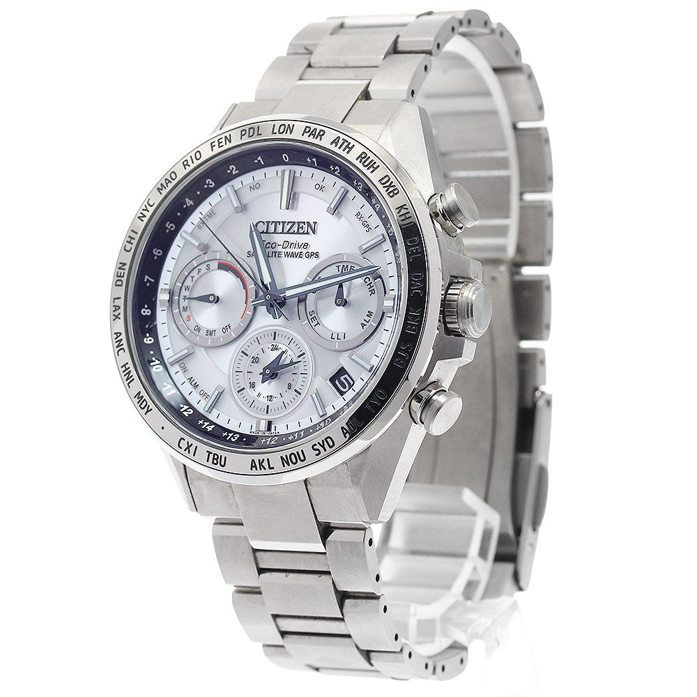 CITIZEN Atessa CC4010-80A Eco Drive GPS Solar Powered Radio Men's Watch_903812