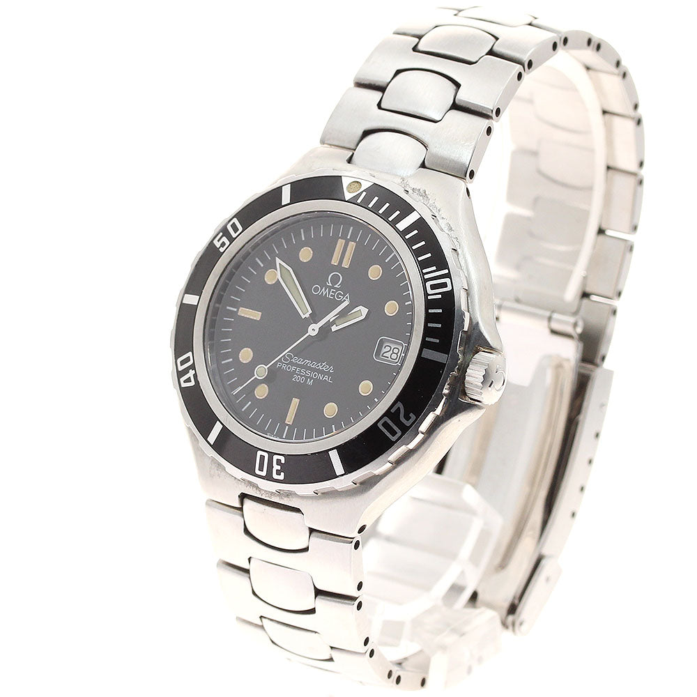 OMEGA Seamaster200 Date black Dial Quartz Men's Watch_903816