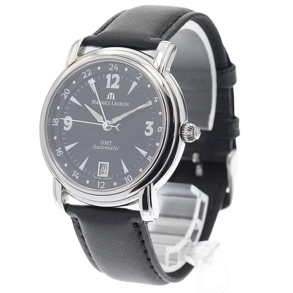 MAURICE LACROIX Pontos 10818 GMT date black Dial Automatic Men's Watch_903817