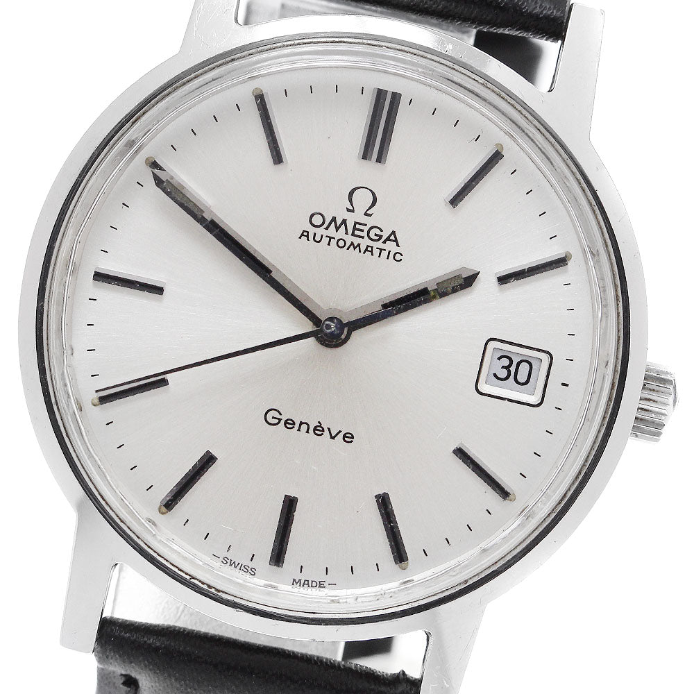 OMEGA Geneve 166 0163 Date Cal.1012 Silver Dial Automatic Men's Watch_903818