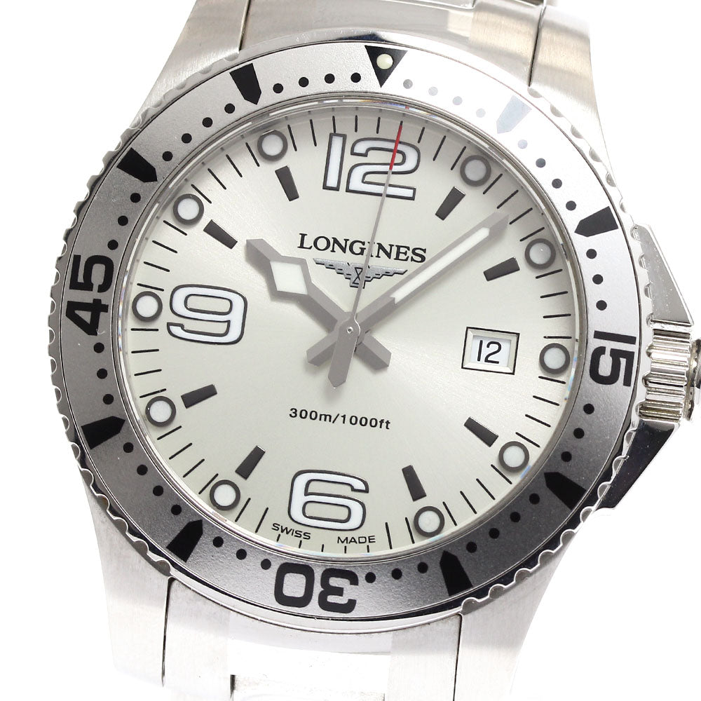 LONGINES Hydro Conquest L3.640.4 Silver Dial Quartz Men's Watch_903843