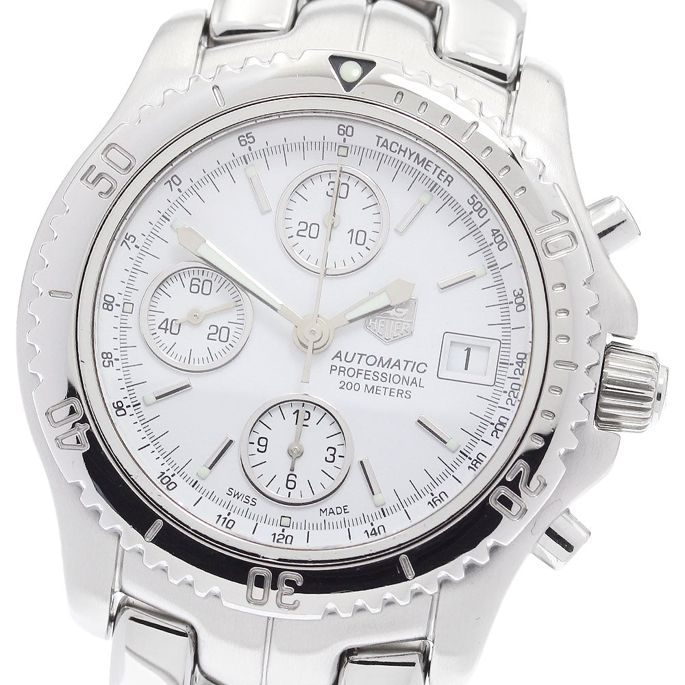 TAG HEUER Link CT2112 Chronograph white Dial Automatic Men's Watch_903847