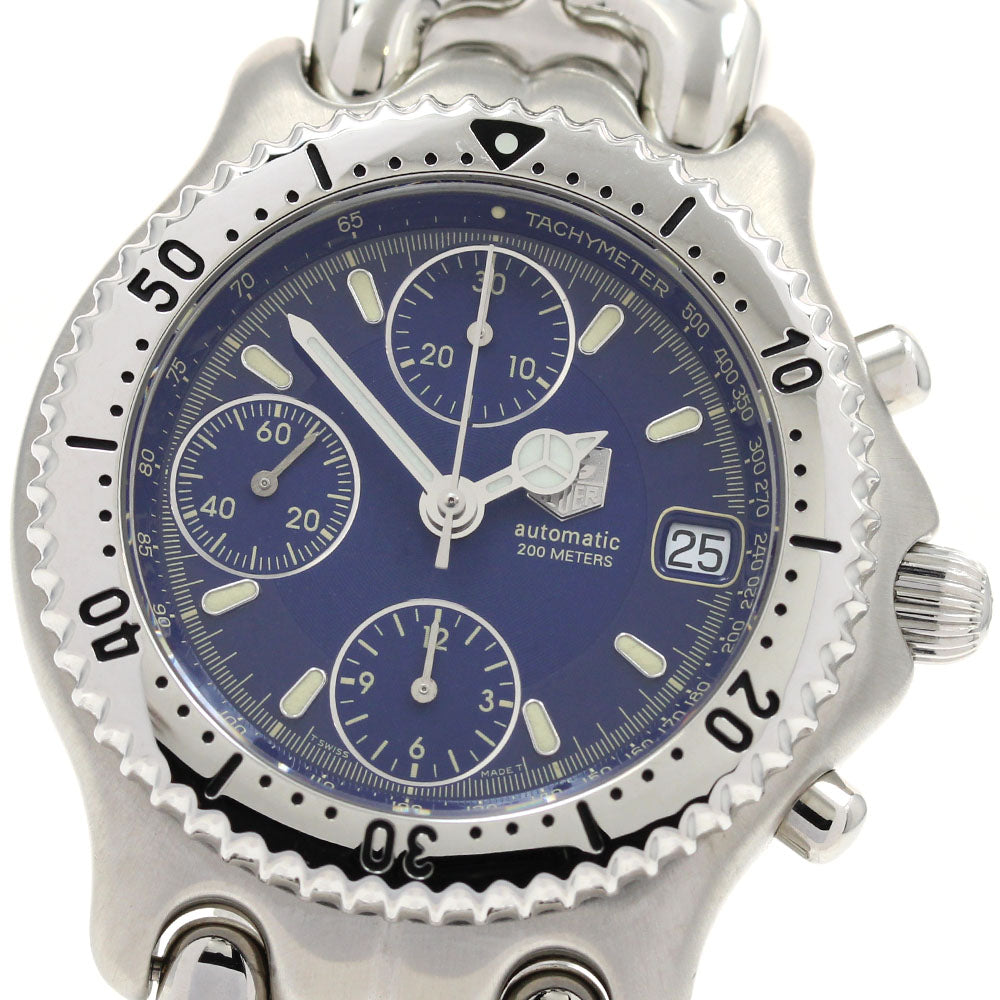 TAG HEUER S/el CG2111-R0 Chronograph Date Navy Dial Automatic Men's Watch_903854