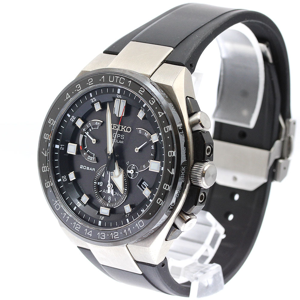 SEIKO Astron 8X53-0BB0-2/SBXB169 GPS black Dial Solar Powered Radio Men's_903856
