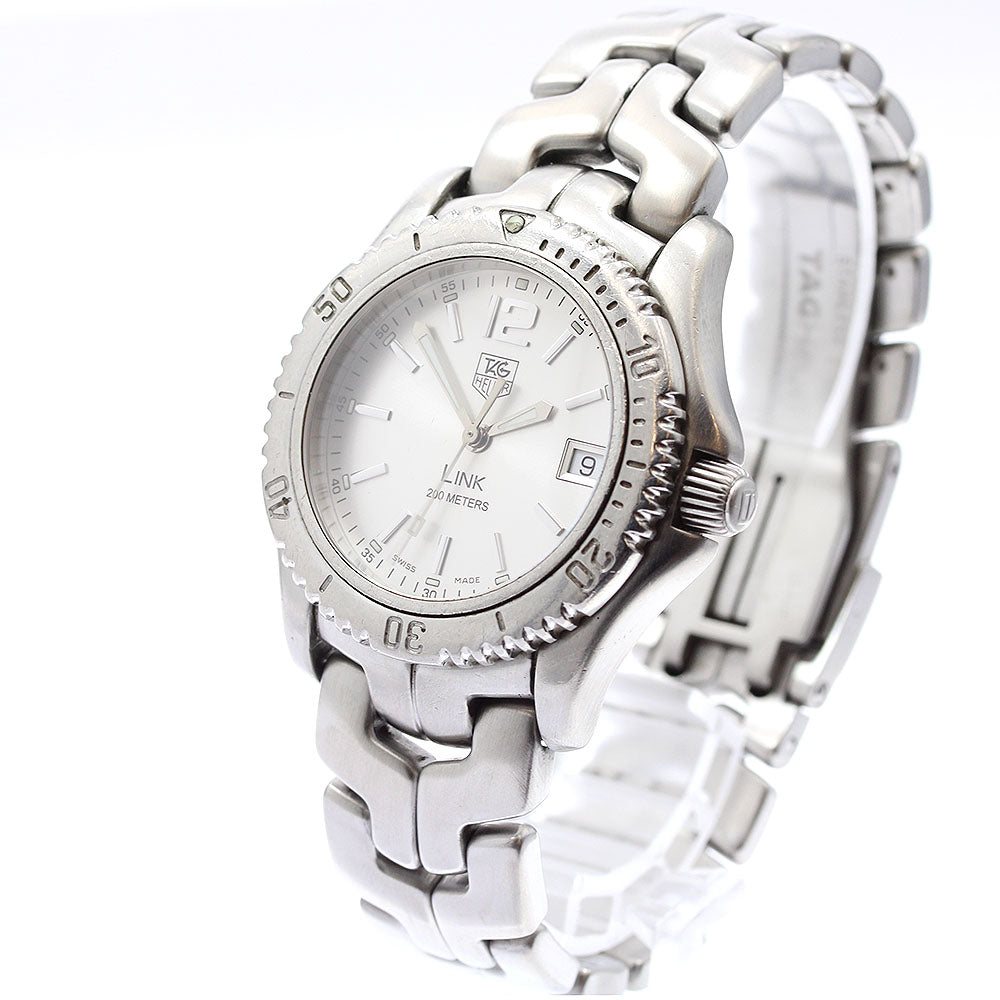 TAG HEUER Link WT1212-0 Date Silver Dial Quartz Men's Watch_903859