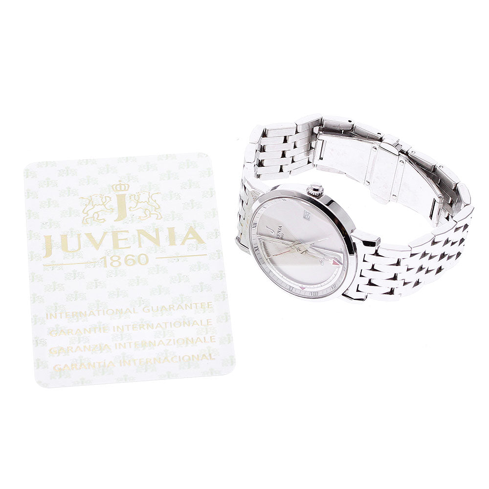 ジュベニア Textant Compass 9692 Date Silver Dial Automatic Men's Watch_903862