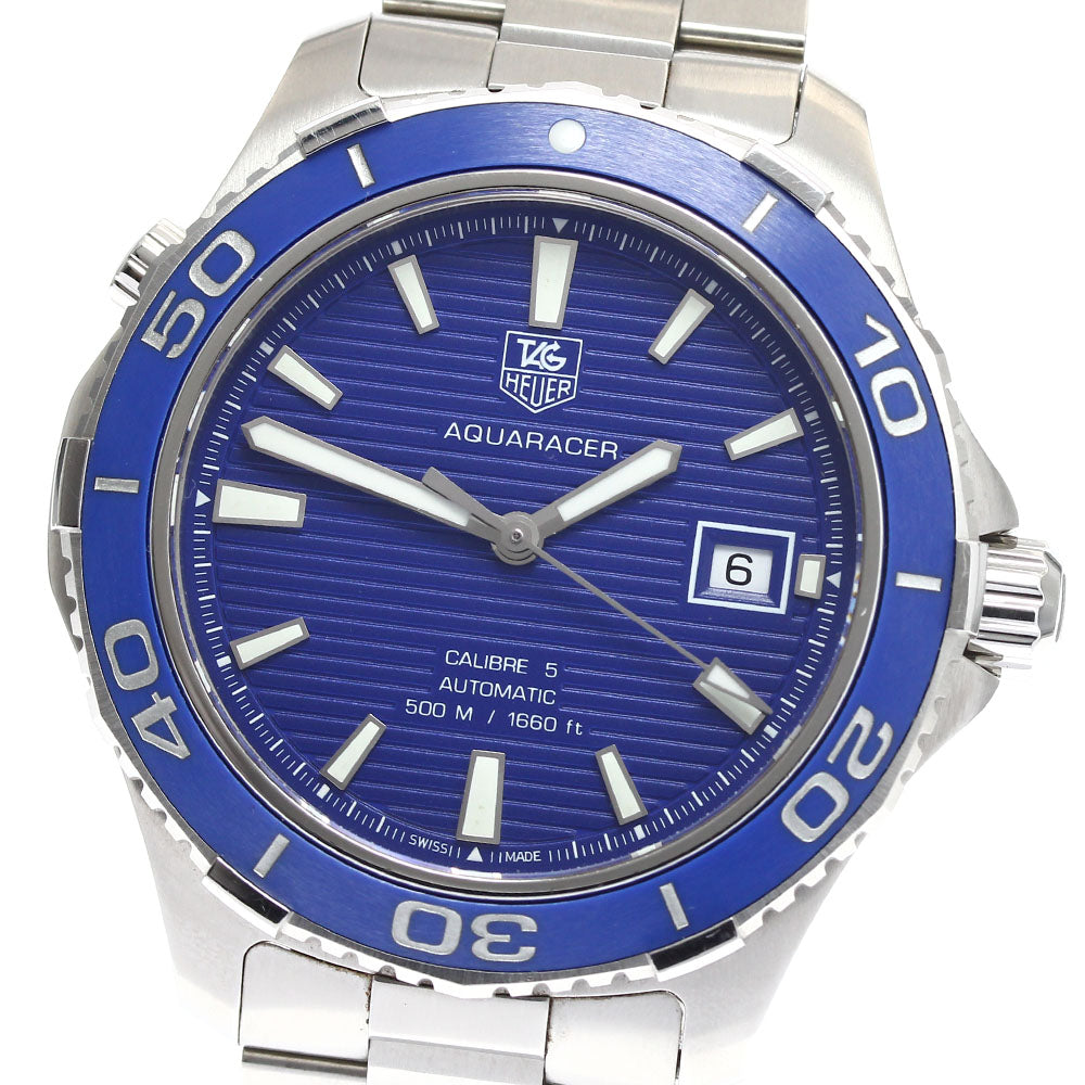 TAG HEUER Aqua racer WAK2111 Caliber 5 blue Dial Automatic Men's Watch_903870