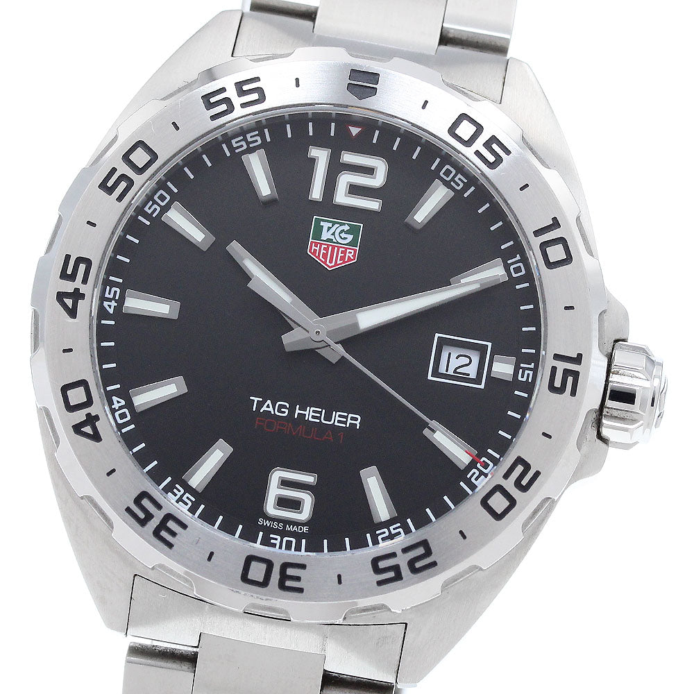 TAG HEUER Formula 1 WAZ1112 Date Black Dial Quartz Men's Watch_903888