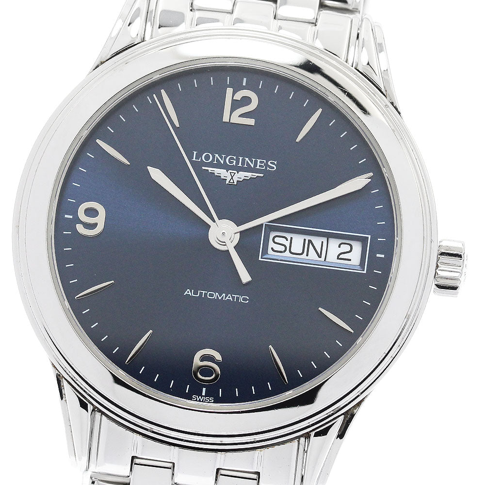 LONGINES Flagship L4.799.4 Day date Navy Dial Automatic Men's Watch_903891
