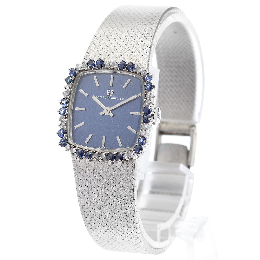 GIRARD PERREGAUX Cal.780-682 Diamond Bezel blue Dial Hand Winding Ladies Watch_903930