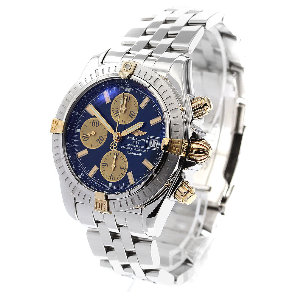 BREITLING Chronomat Evolution B13356 Blue / gold Dial Automatic Men's_904264