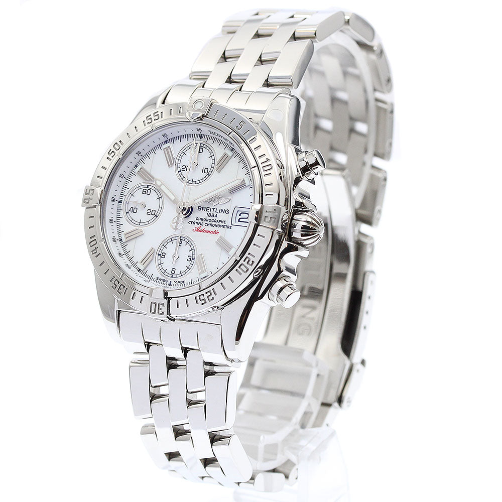 BREITLING Chrono cockpit A13358 Date white Dial Automatic Men's Watch_904270