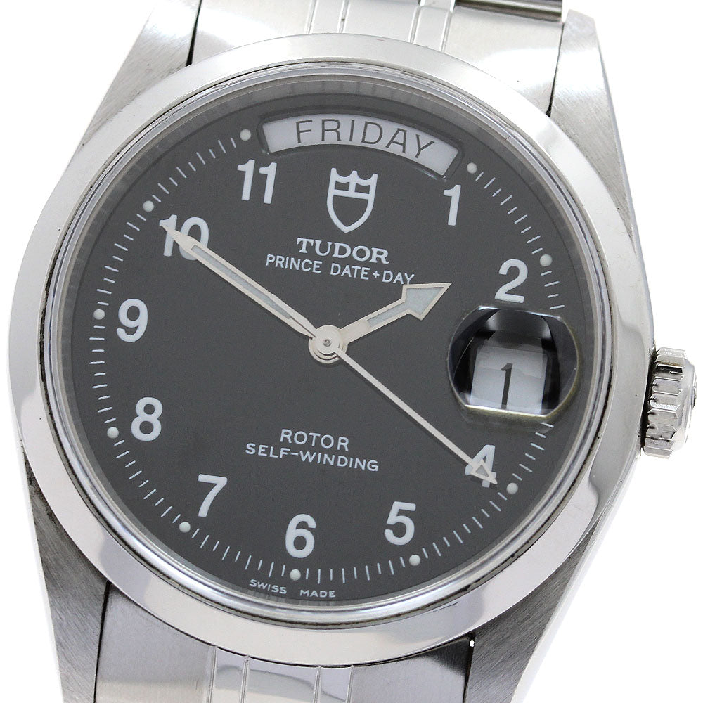 TUDOR Prince Date Day 76200 Cal.2834-2 black Dial Automatic Men's Watch_904274