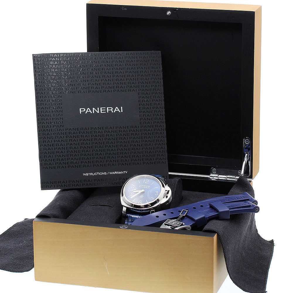 PANERAI Luminor Blue Mare PAM01085 Small seconds Navy Dial Hand Winding Men's Watch_904282