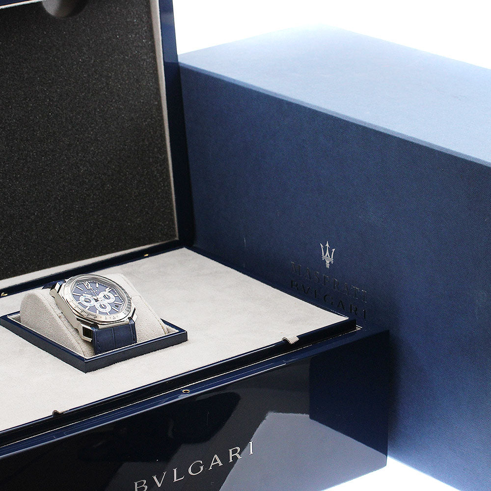 BVLGARI Octo chronograph BGO41SCH Maserati Limited to 1914 pieces worldwide Navy Dial Automatic Men's Watch_904300