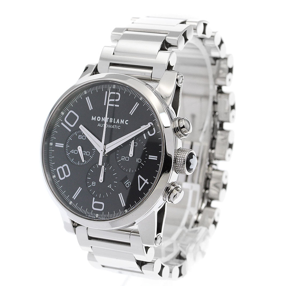 MONTBLANC Time walker 7069 Chronograph Date black Dial Automatic Men's_904305
