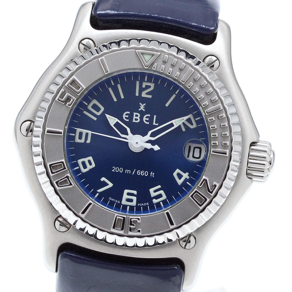 EBEL Discovery E9087321 Date blue Dial Quartz Ladies Watch_904318