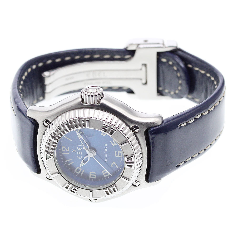 EBEL Discovery E9087321 Date blue Dial Quartz Ladies Watch_904318