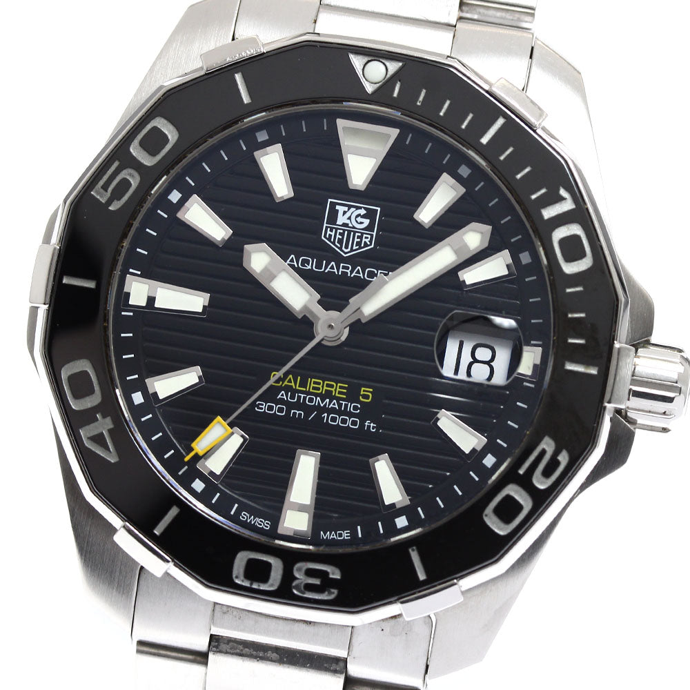 TAG HEUER Aqua Racer Caliber 5 WAY211A.BA0928 Date black Dial Automatic Men's Watch_904319
