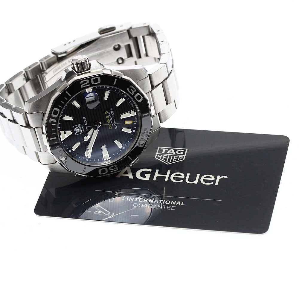 TAG HEUER Aqua Racer Caliber 5 WAY211A.BA0928 Date black Dial Automatic Men's Watch_904319