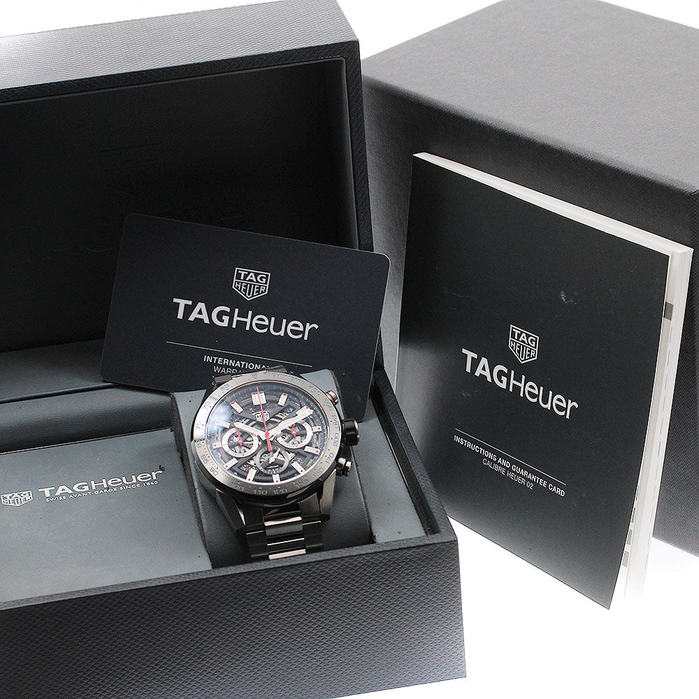 TAG HEUER Carrera Caliber Heuer 02 CBG2A10 Chronograph Automatic Men's_904321