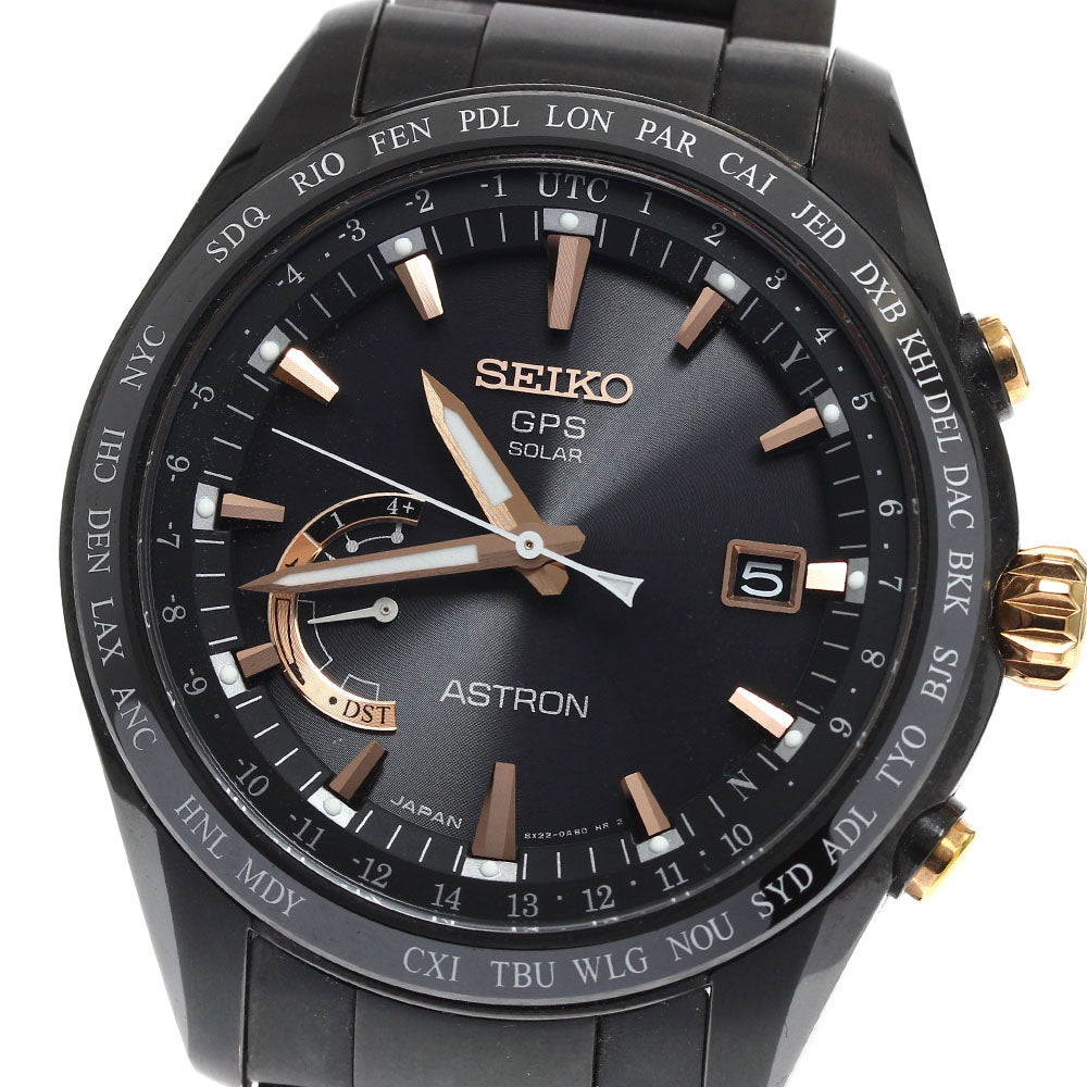 SEIKO Astron SBXB113/8X22-0AG0-2 Date Solar Powered Radio Men's Watch_904324