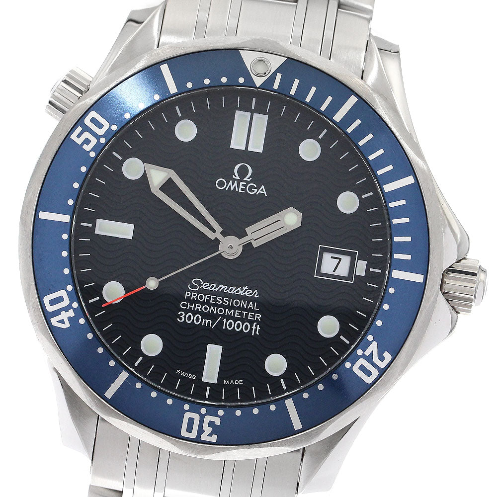 OMEGA Seamaster300 2531.80 Date Navy Dial Automatic Men's Watch_904332