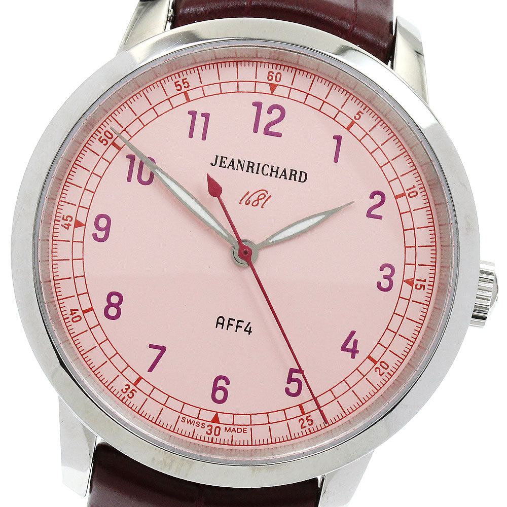 JEANRICHARD 1681 Rondo 60300-11-911-AAH Limited to 24 bottles pink Dial Automatic Men's Watch_904334
