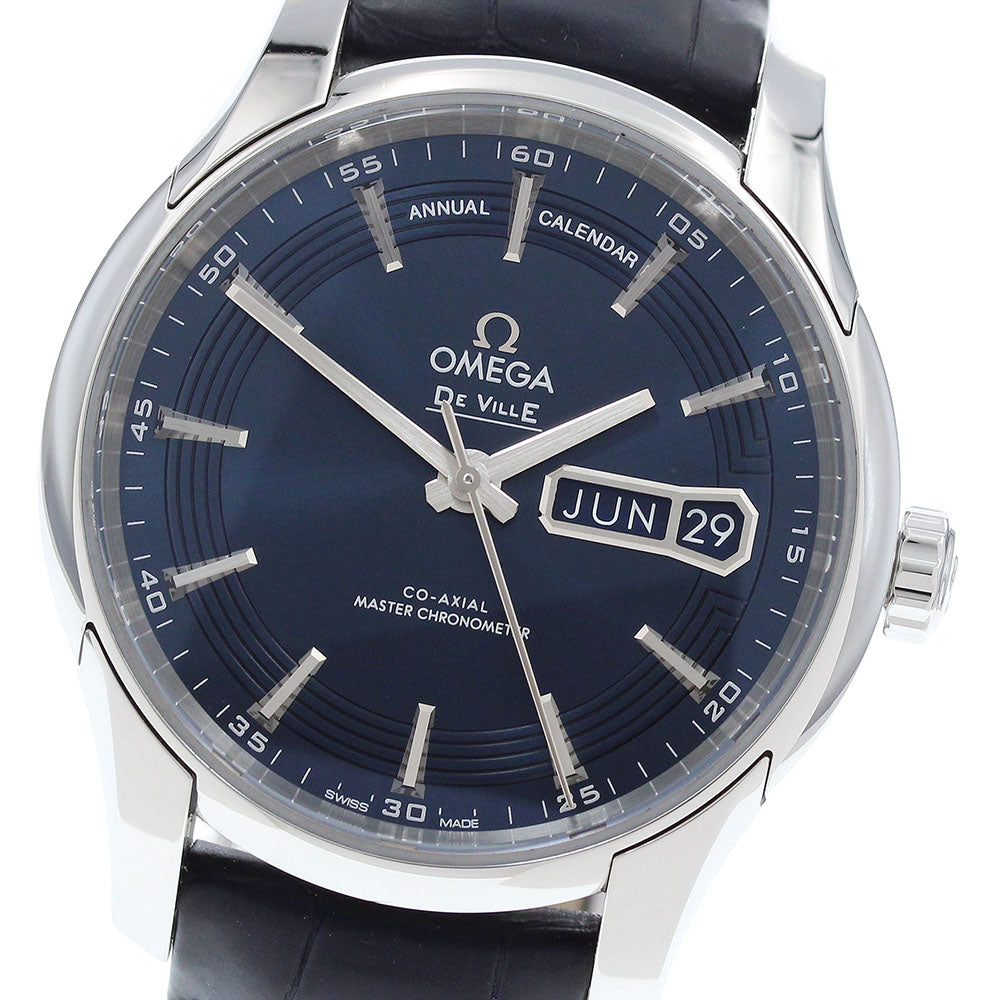 OMEGA De Ville Hour Vision 433.33.41.22.03.001 Annual calendar Navy Dial Automatic Men's Watch_904339