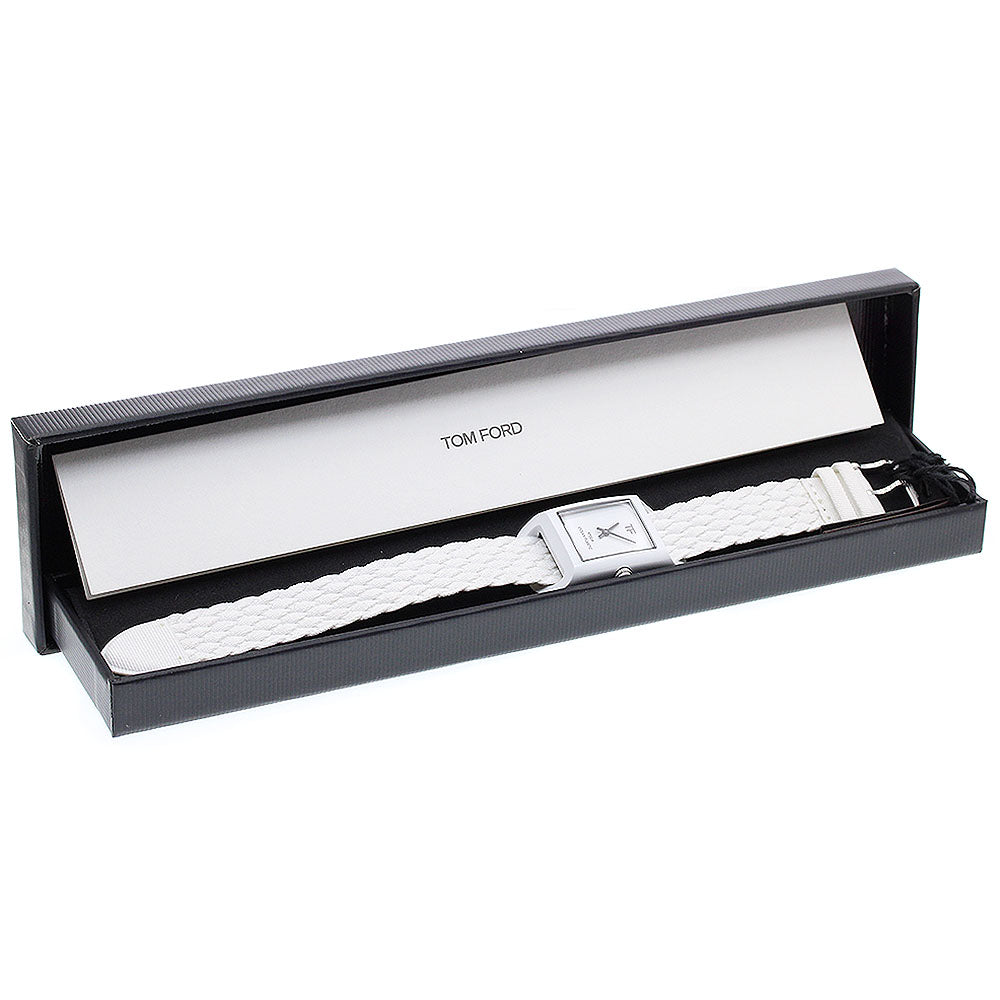 TOM FORD No.004 Ocean Plastic Timepiece TFT004002 white Dial Quartz Men's_904345